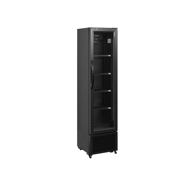 Chladicí skříň prosklené dveře FS176H Black
