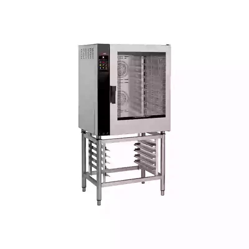 Konvektomat elektrický nástřik dotykový barevný automatické mytí pravé dveře 10x GN 1/2 | REDFOX - MPDN 1011 ERAM