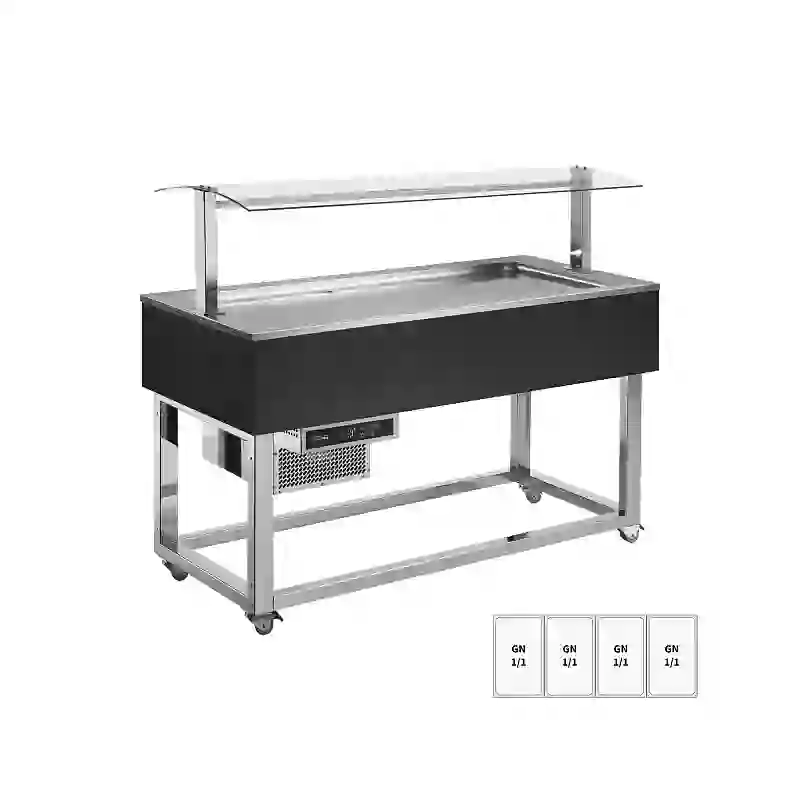 Bufet chlazený GN 4-1/1 Wenge | REDFOX - ES LIME+ 4W