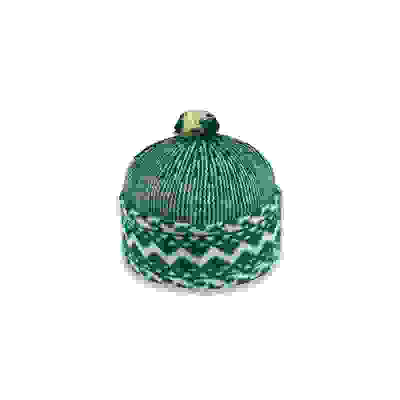 Čepice Triton pletená - zmijovka zelená