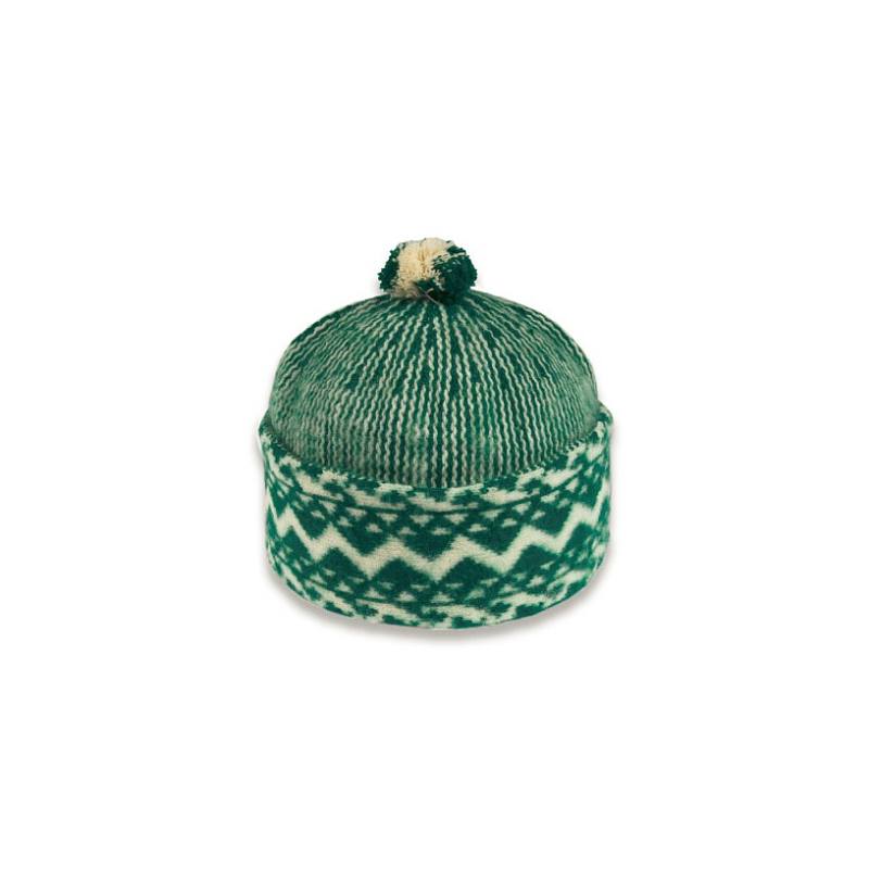 Čepice Triton pletená - zmijovka zelená